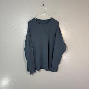 Vuori Shirt Mens Extra Large Blue Long Sleeve Crewneck Comfort Stretch VW1028